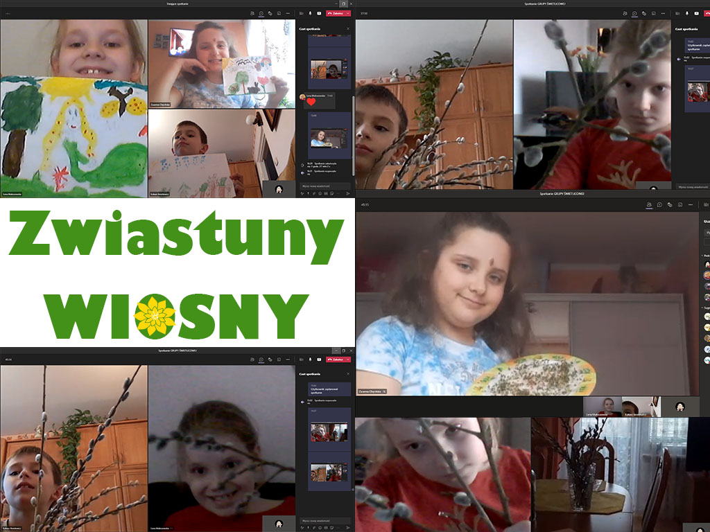 zwiastuny wiosny zdalnie