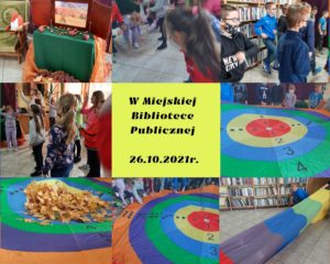 Jesień z książką w bibliotece