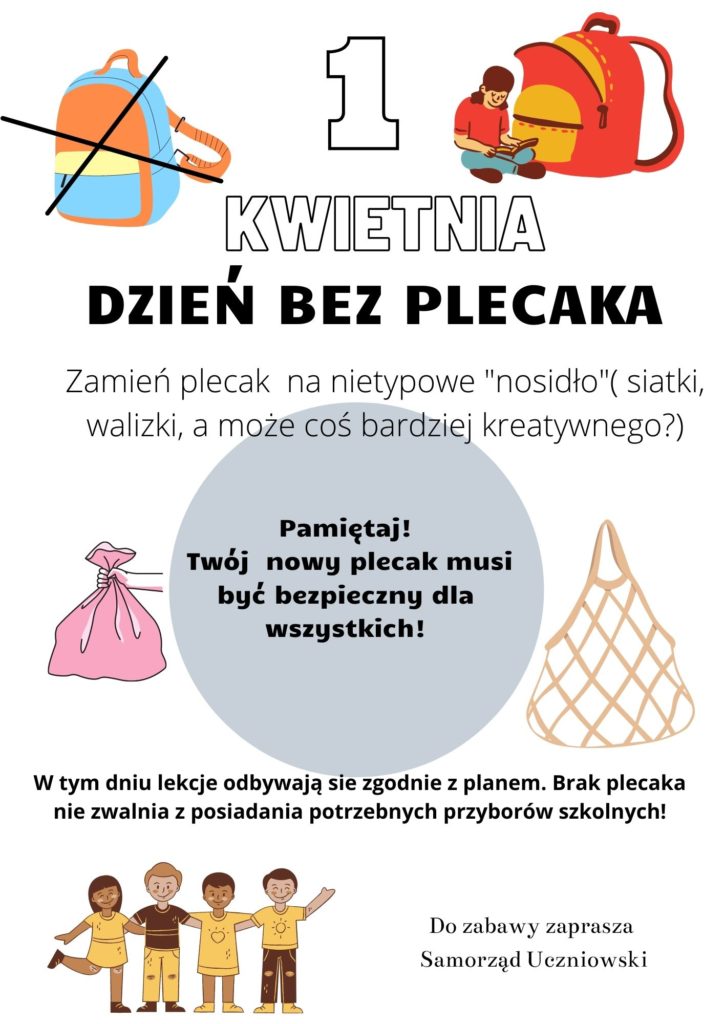 PLAKAT Dzień Bez Plecaka