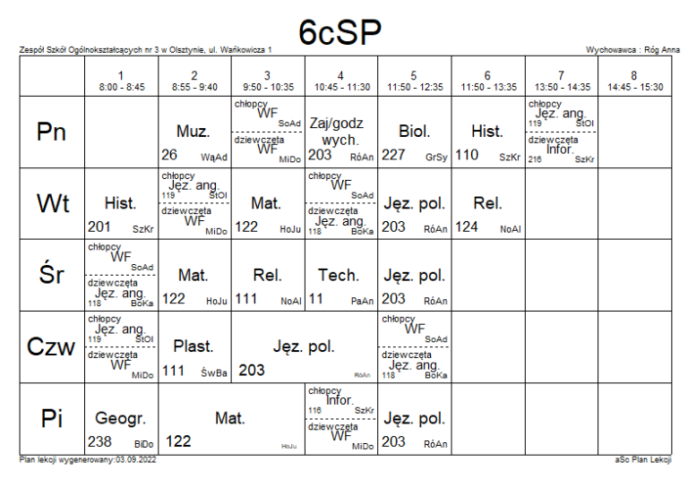 Plan Lekcji Sp 9 4a Biala Podlaska Plan Lekcji sp25.olsztyn.eu