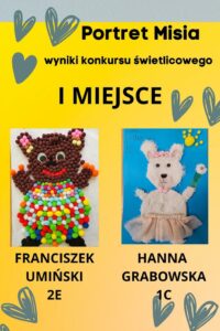 Konkurs świetlicowy PORTRET MISIA 1 miejsce