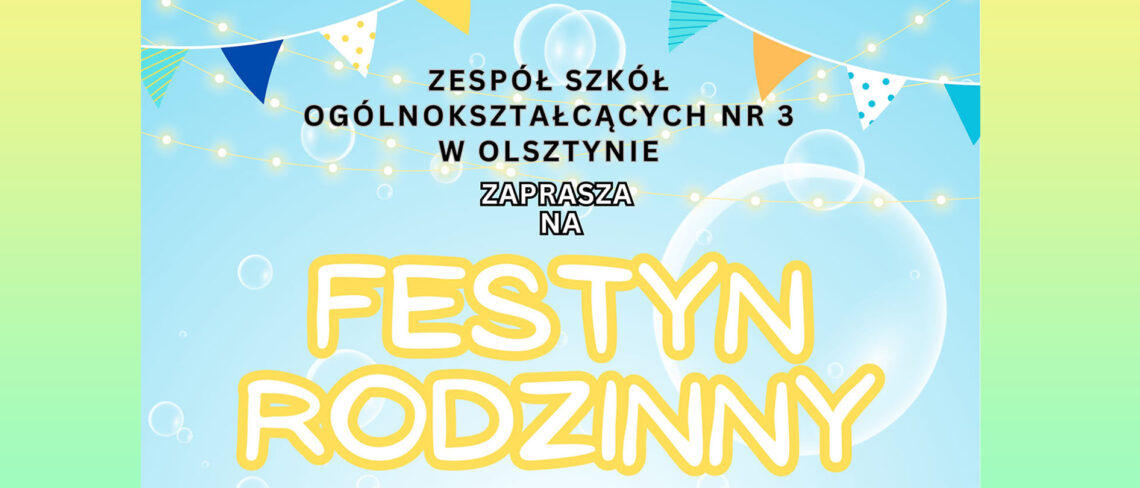 Festyn Rodzinny SP 25 w Olsztynie okładka