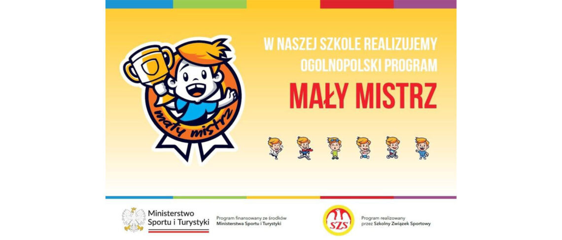 program mały mistrz okładka