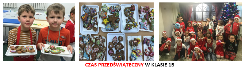 Czas przedświąteczny w klasie 1b